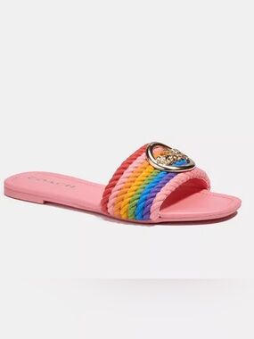 Coach “Jolie” Rope Slide Sandal